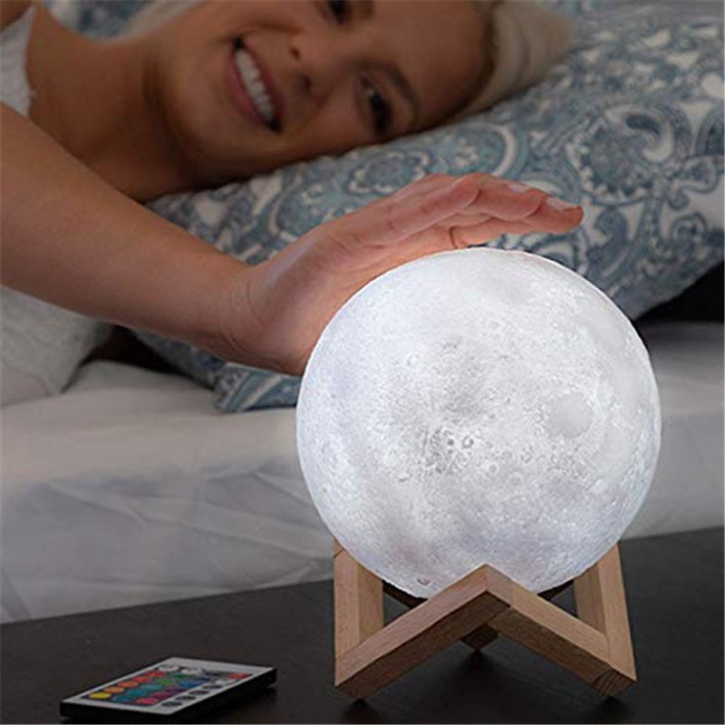 Image secondaire de SHOP-STORY - Lampe lune LED à control tactile