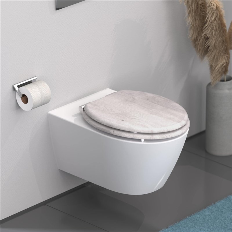 Image secondaire de Schütte 80192 Light Wood Abattant WC, Motif