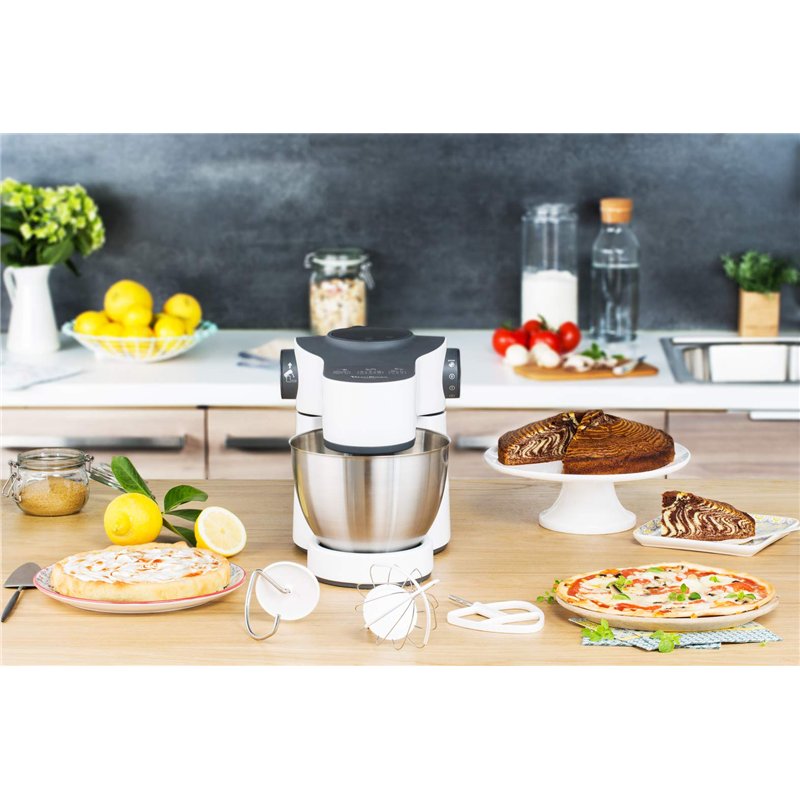 Image secondaire de Moulinex Wizzo Robot Pâtissier, Bol Inox 4L, Kit Patisserie, Fouet Flex Breveté, Puissance 1000 W, Gâteaux, Quiches, Pizzas QA31