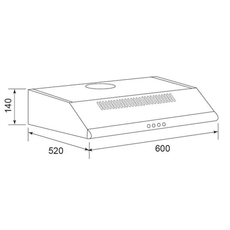 Image secondaire de HOTTE GLEM GHC640WH