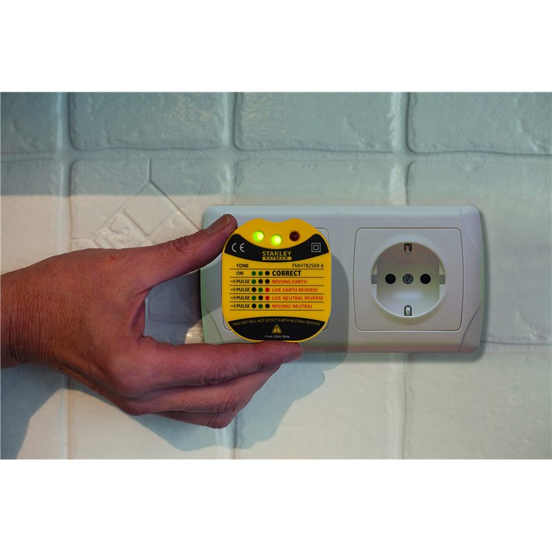 Image secondaire de Stanley Fatmax FMHT82569-6 Testeur pour Prise Mural