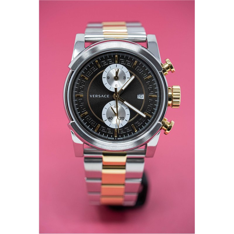 Image secondaire de Versace VEV400519 Sporty Herrenuhr Chronograph, VEV400519, Black, VEV400519