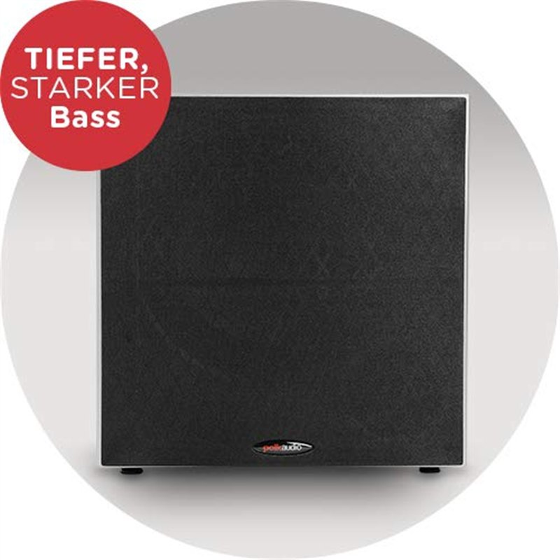 Image secondaire de Polk Audio PSW 10E Subwoofer Actif pour Systèmes Audio Home Cinéma et Musique, 100 W - Noir