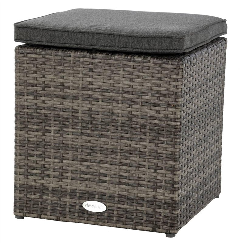 Hespéride - Pouf de Jardin Mayari Terre d'ombre