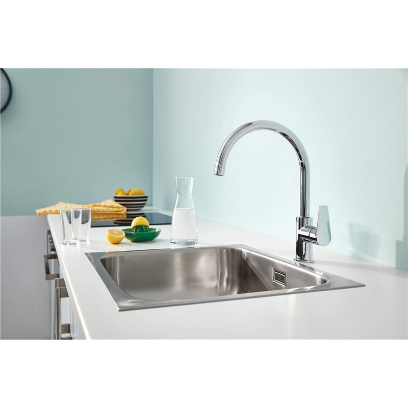 Image secondaire de Grohe 31369001 Start Edge OHM Sink C-spout Robinetterie, Chrom