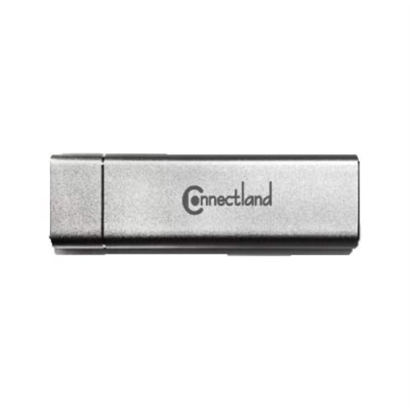 Connectland Boitier Externe USB 3.0 GEN1 (5Gbps) pour SSD M2 NGFF Silver