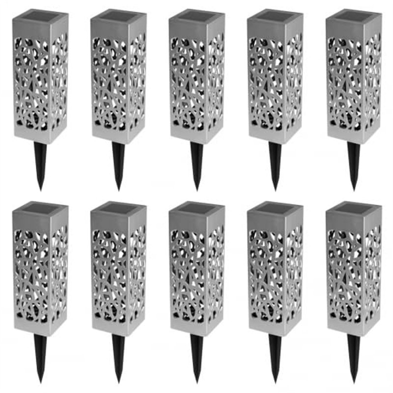 IDMarket - Lot de 10 Lampes solaires extérieures Molly