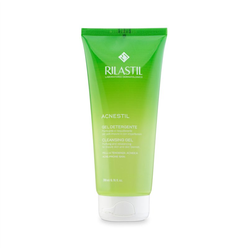 Rilastil Acnestil Gel Anti-Imperfecciones, pieles mixtas o grasas con tendencia acneica, 200 g