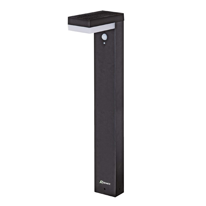 Ribimex - PRLUMSOL1/P75 - Lampadaire Solaire 80 cm Elina - avec capteur