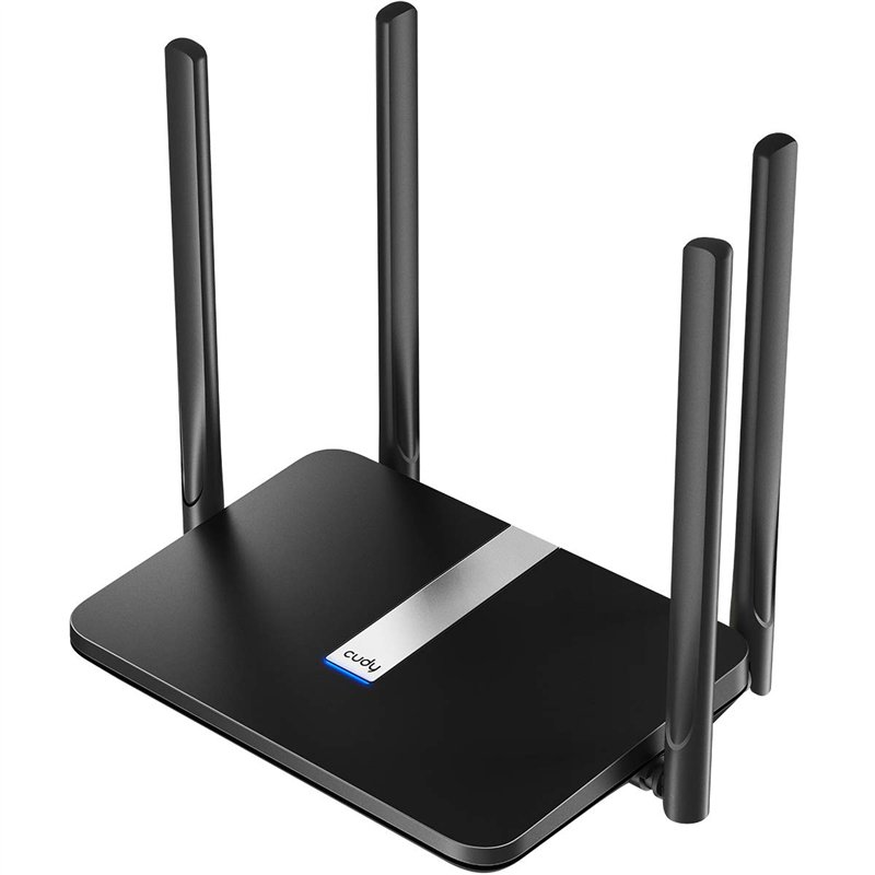 Cudy Routeur AC1200 Mbps Double Bande 4G LTE, 867Mbps (5GHz) + 300Mbps (2,4GHz), 150Mbps LTE cat4 Speed, 4 Ports RJ45 10 / 100Mb