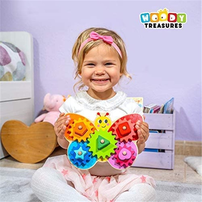 Image secondaire de Jouets en bois, Jouets Montessori pour filles et garçons de 2 ans, Puzzles pour tout-petits, Jouets éducatifs pour tout-petits de 2