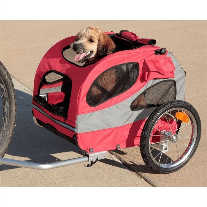 Image secondaire de PetSafe Happy Ride Remorque de Vélo Pliable en Aluminium pour Chien Taille M 1 Unité