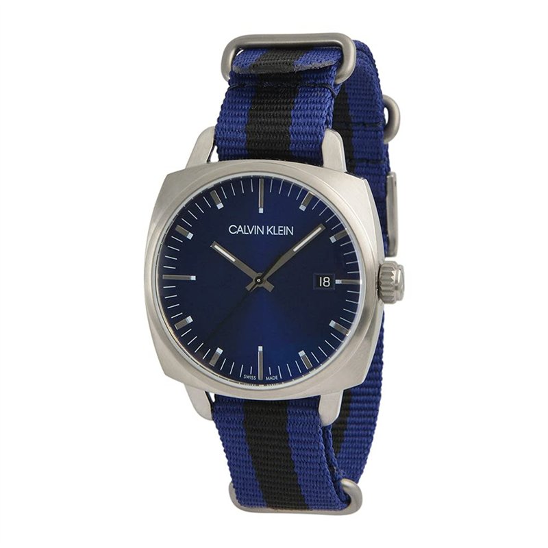 Image secondaire de Calvin Klein Mixte Analogique Quartz Montre avec Bracelet en Tissu K9N111UN