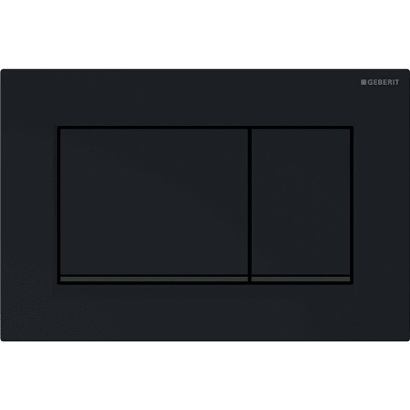 Geberit, Plaque de commande Sigma30 115.883.DW.1 - Noir mat - 115883DW1