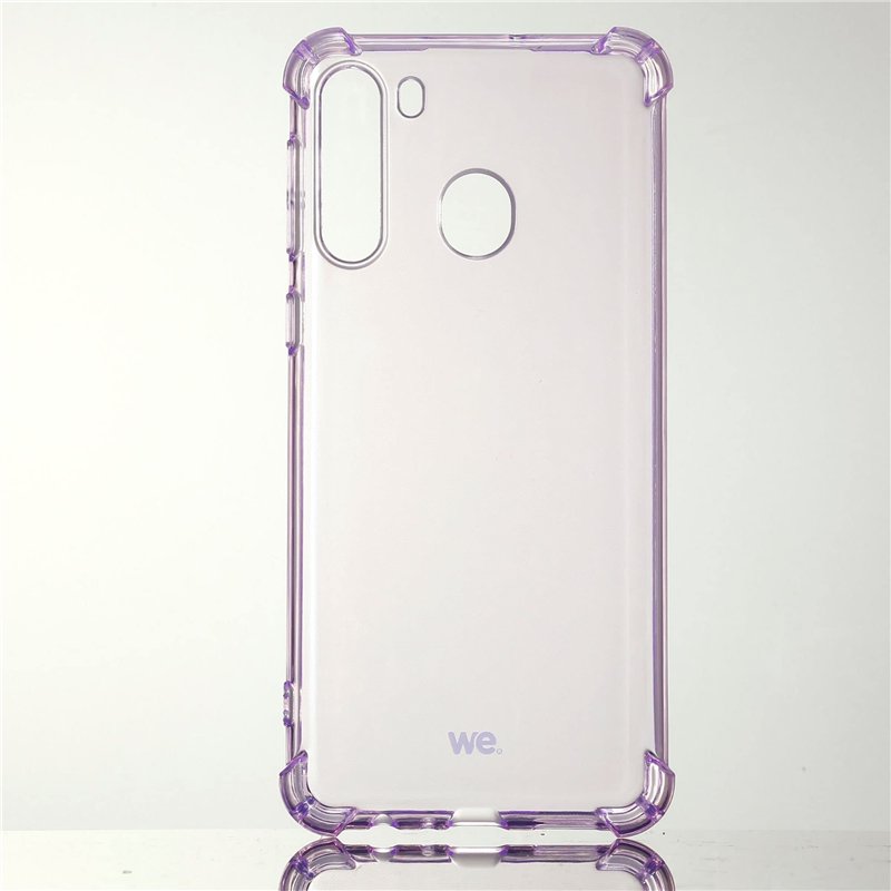 WE Coque Compatible avec [Galaxy A21] - Housse Fine avec Technologie Absorption des Chocs & Finition Premium TPU Silicone [Shock