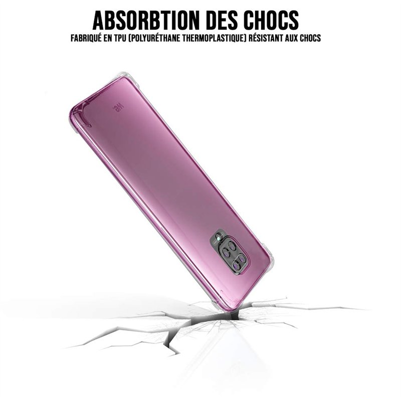 Image secondaire de WE Coque Compatible avec [Galaxy A21] - Housse Fine avec Technologie Absorption des Chocs & Finition Premium TPU Silicone [Shock