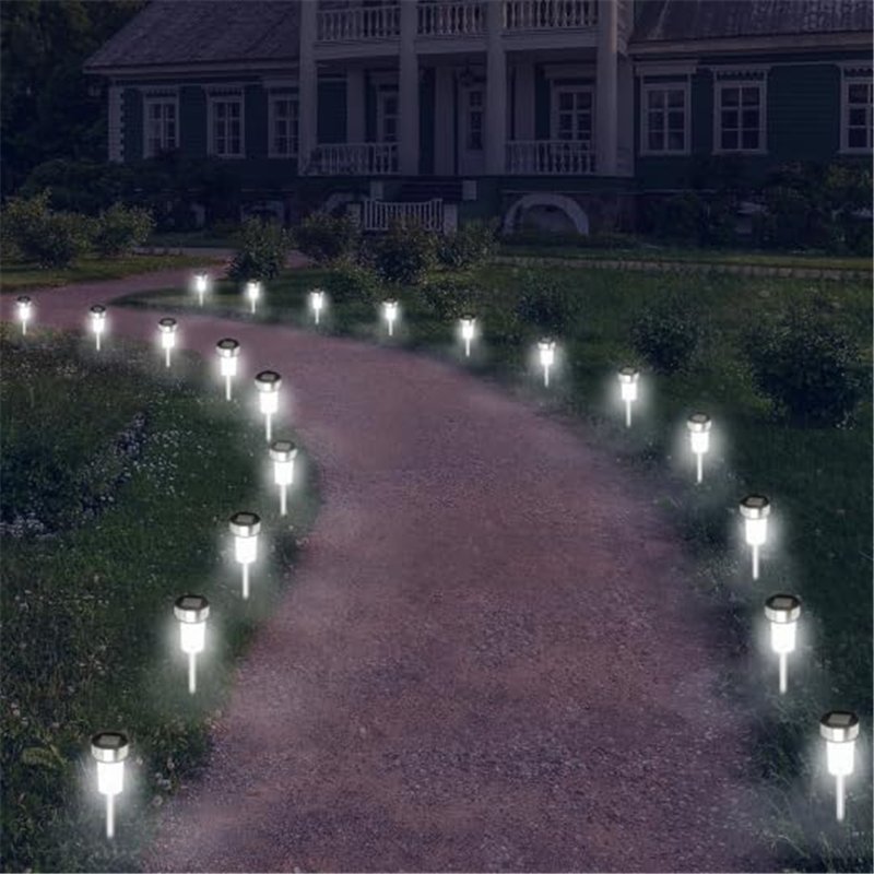 Image secondaire de IDMarket - Lot de 20 bornes solaires à LED Lampes de Jardin à Planter