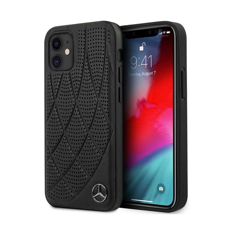 Image secondaire de Générique Mercedes-Benz MEHCP12SDIQBK Bow Line Coque de Protection pour iPhone 12 Mini 5,4