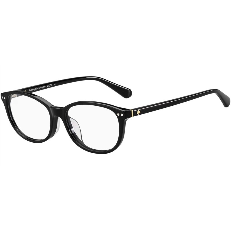 Kate Spade Evangeline/f Sunglasses, Black, 53 Unisex