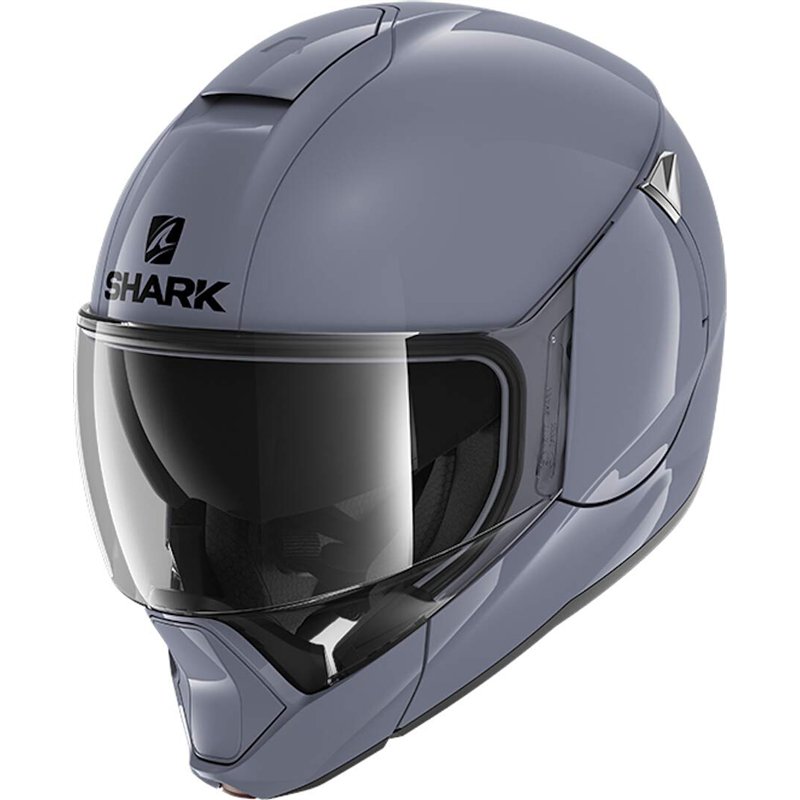 SHARK, Casque Modulable Moto, EvoJet, Gris nardo, S