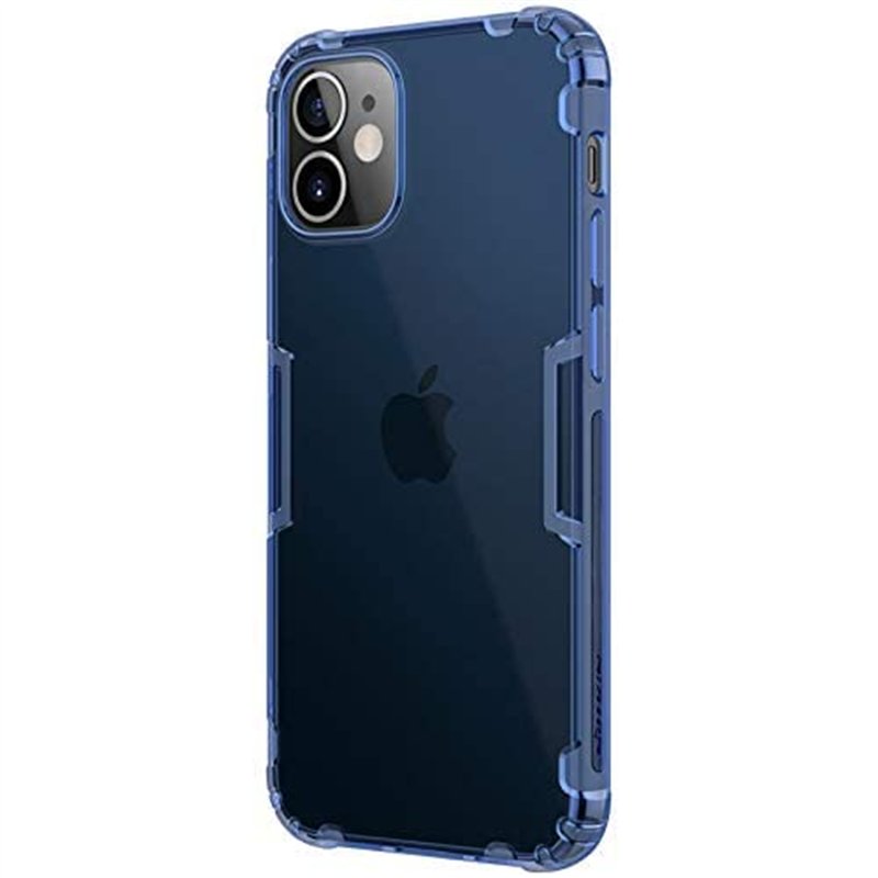 Image secondaire de Nillkin - Coque de Telephone pour iPhone 12 Mini – Coque en TPU naturel – Coque arrière – Bleu foncé