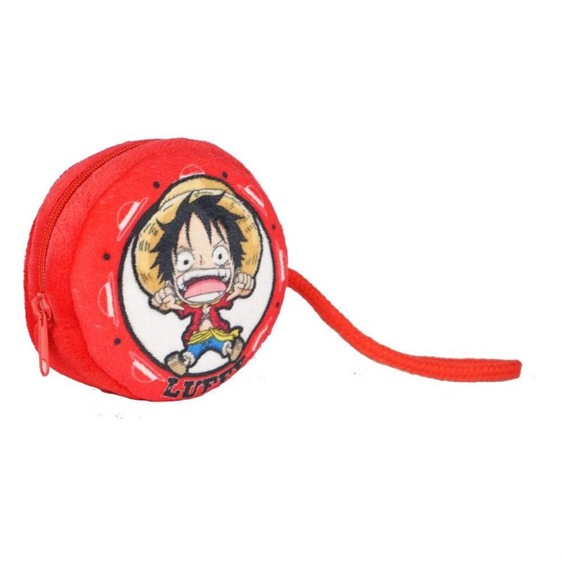 Image secondaire de SAKAMI - One Piece - Ruffy - Peluche/Plush - Coin Purse/Portefeuille 10 cm - Original et sous Licence