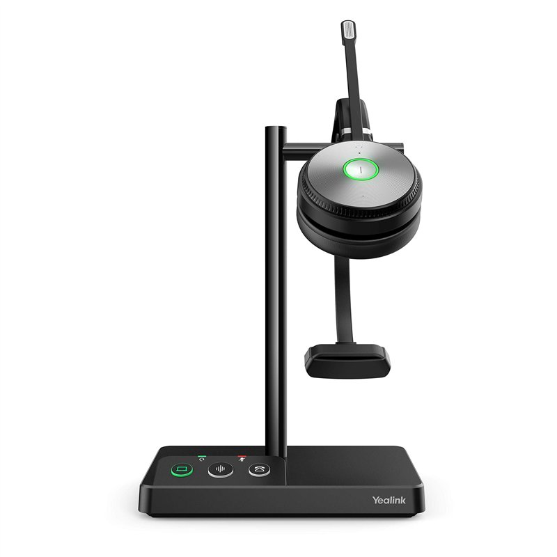 Yealink DECT WH62 Dual UC Casque Audio Noir