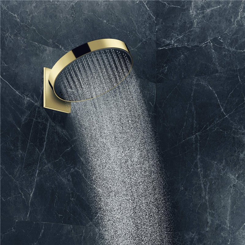 Image secondaire de hansgrohe Rainfinity Douche de tête 360 3 jet avec raccord mural, aspect doré poli, 26234990