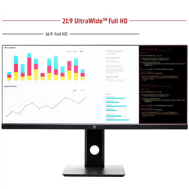Image secondaire de iTek Ultra Wide HD Ecran avec Haut-Parleurs Intégrés, 29