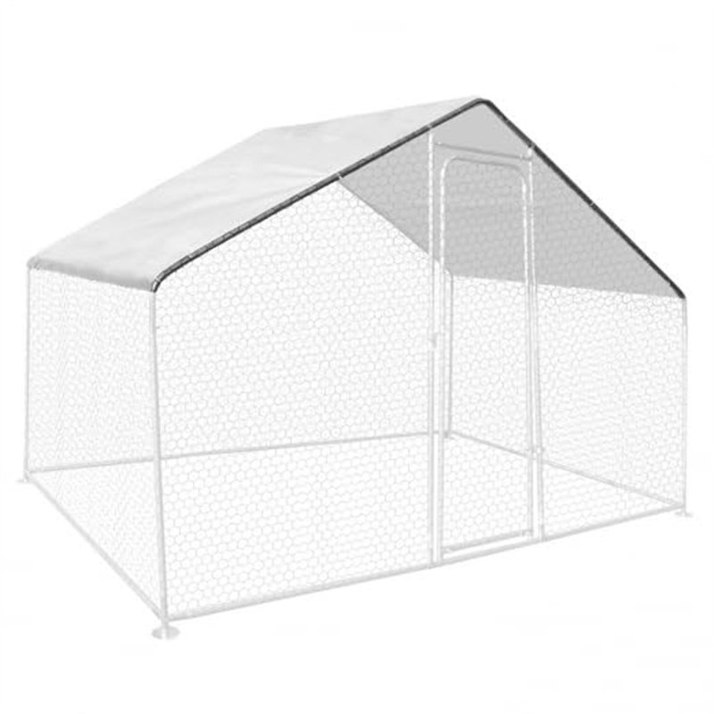 IDMarket - Bâche Waterproof Blanche 3,4x2 M 150 GR pour enclos poulaillers