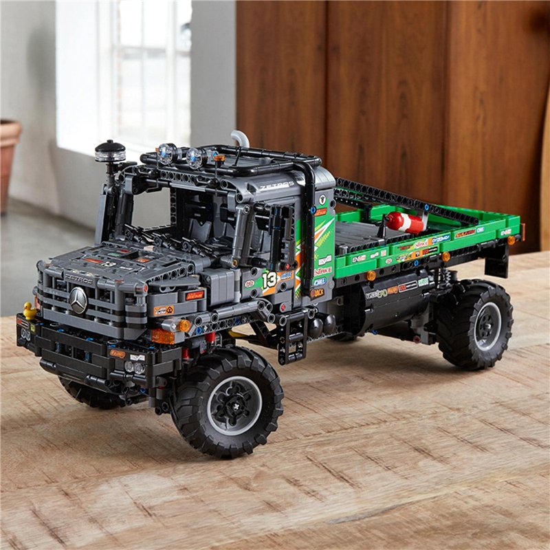 Image secondaire de LEGO 42129 Technic le Camion d’Essai 4x4 Mercedes-Benz Zetros, Voiture Télécommandée, Camion Jouet, Contrôle via Application