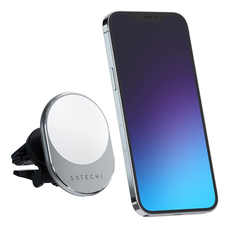 Satechi Chargeur de Voiture Magnétique sans Fil 7,5 W (Charge sans Fil Qi) Support de Grille d'Aération, avec Une Forte Stabilité