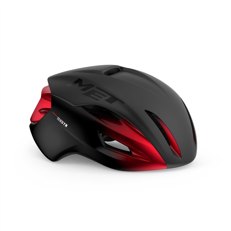 MET Casque Manta MIPS Sport, Noir/Rouge (Multicolore), S