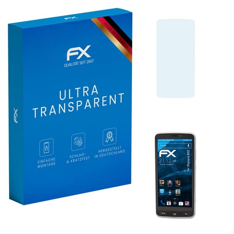 atFoliX Film Protection d'écran compatible avec Olympia NEO Protecteur d'écran, ultra-clair FX Écran protecteur (3X)