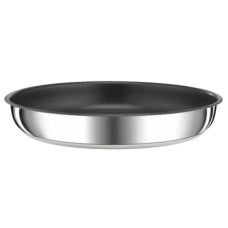 Tefal Ingenio Preference Poêle 22 cm, Empilable, Acier inoxydable, Revêtement antiadhésif, Induction, Polyvalence, Gain de place