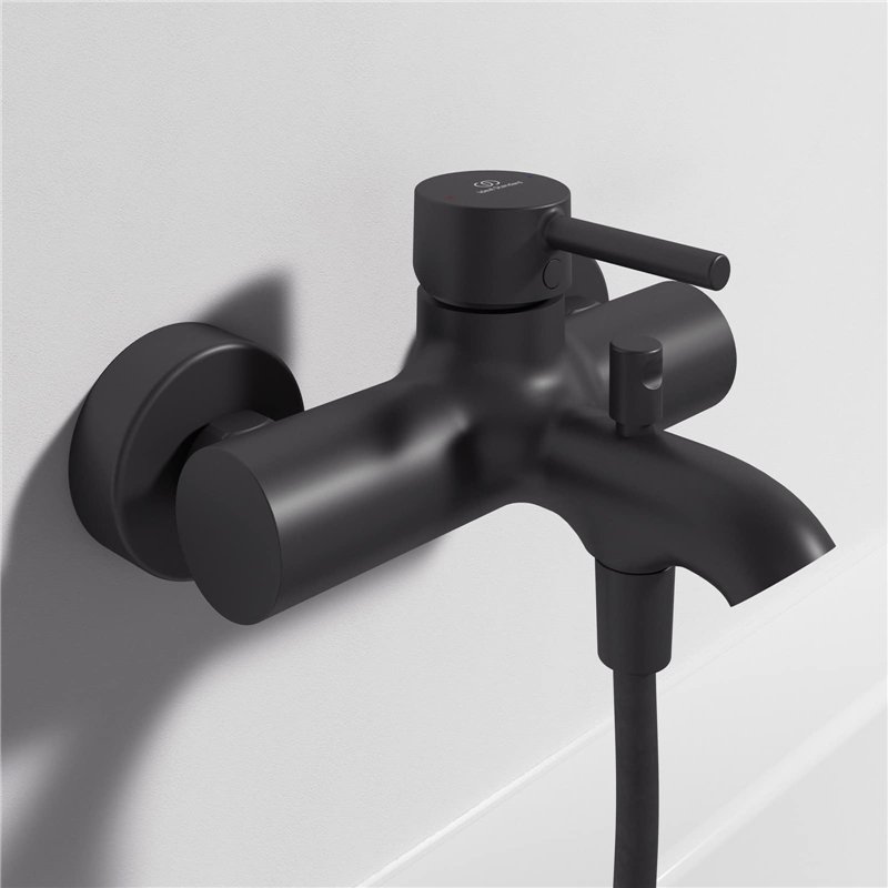 Image secondaire de Ideal Standard Ceraline Mitigeur Baignoire et Douche Mural Noir Mat Economie d’eau BC199XG