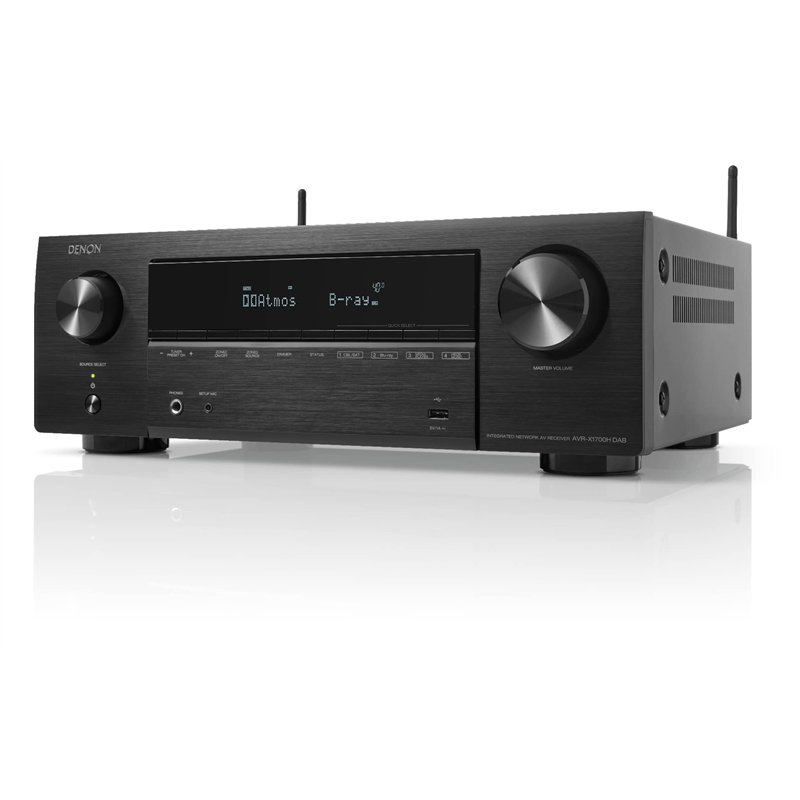 Image secondaire de Denon AVR-X1700H Dab Amplificateur AV Home Cinéma 7.2 Canaux, 145W, Radio Dab+/FM, HDMI 8K, HEOS Multiroom, AirPlay 2, Dolby Atm