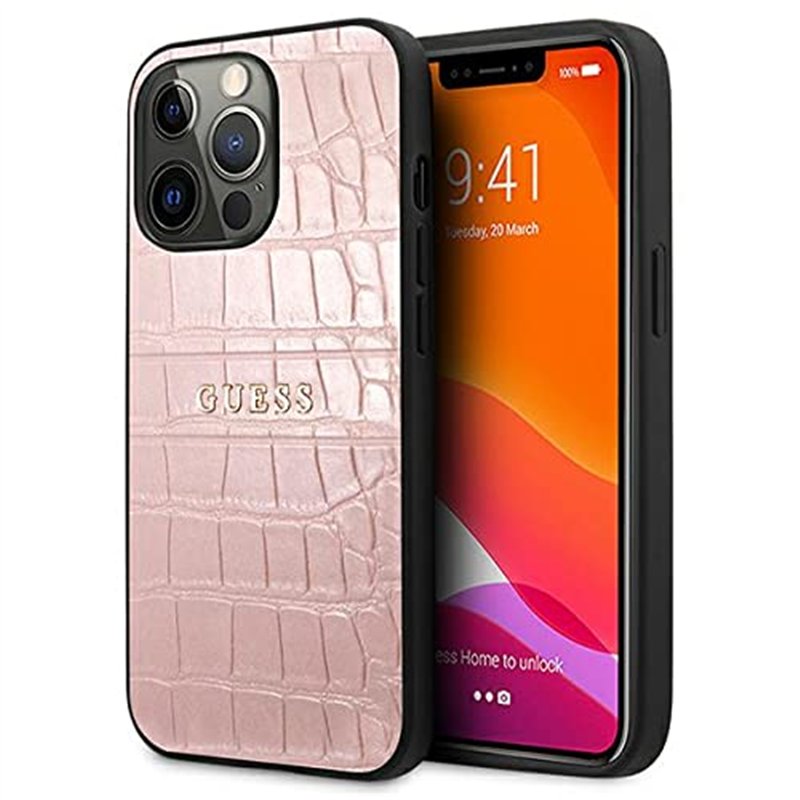 Guess GUHCP13LPCRBPI Coque pour iPhone 13 Pro / 13 6,1