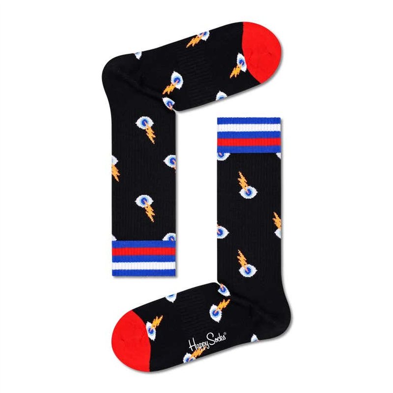 Happy Socks Chaussettes I See You Thin Crew Taille 36-40, Multicolore, Mixte