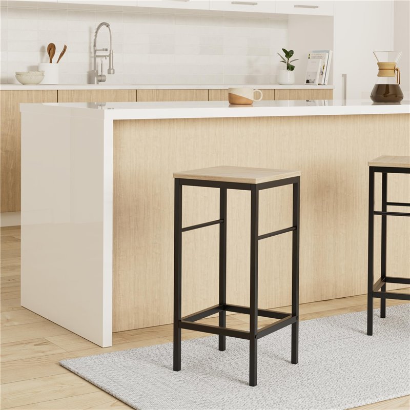 Image secondaire de IDMarket - Lot de 4 tabourets de Bar Detroit Design Industriel