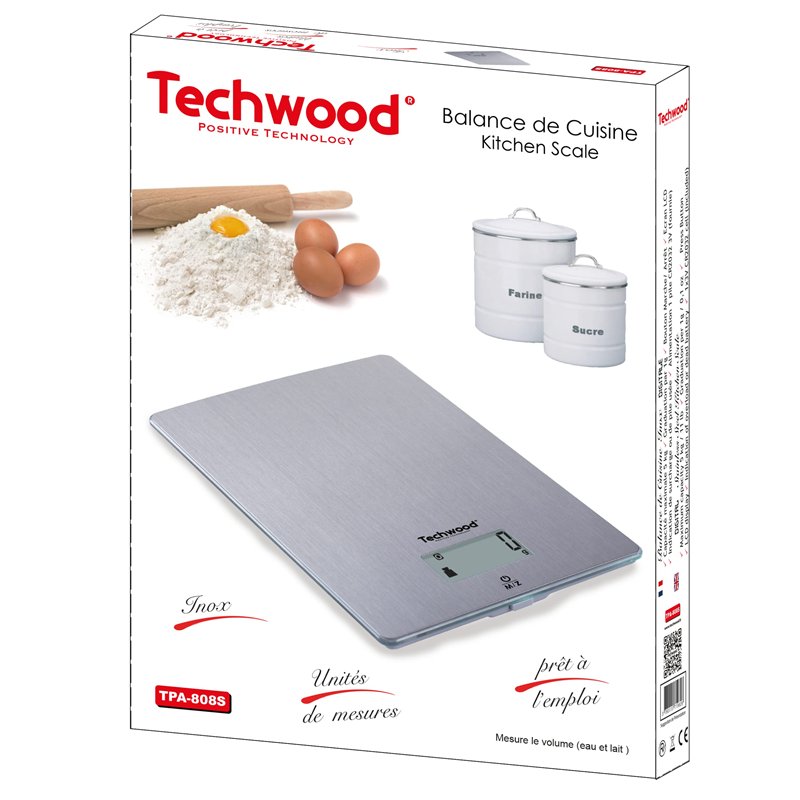Image secondaire de TECHWOOD TPA-808S Balance de Cuisine Digitale