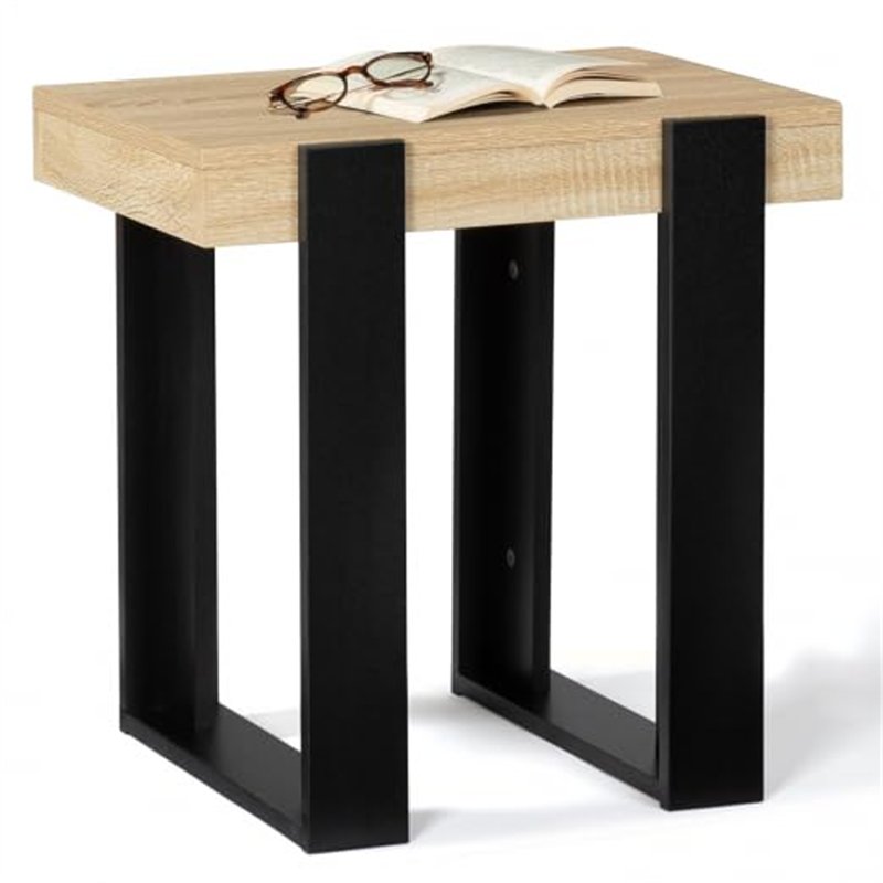 Image secondaire de IDMarket - Lot de 2 Tables de Chevet Phoenix Tables d'appoint Bois et Noir