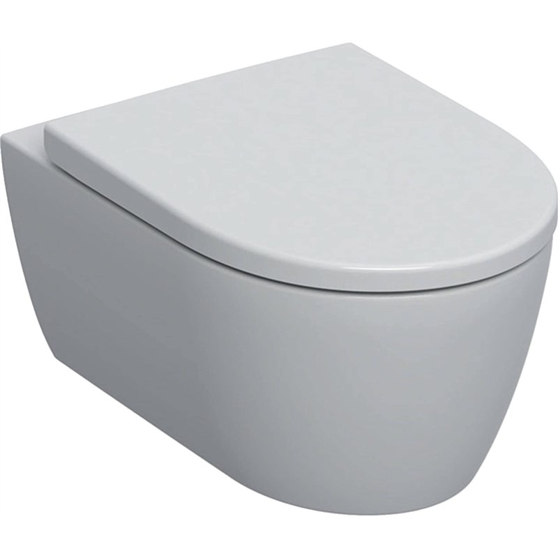 Geberit iCon 501664001 Rimfree Kit WC mural avec abattant WC avec abattant WC avec système d'abaissement automatique Blanc 35,5