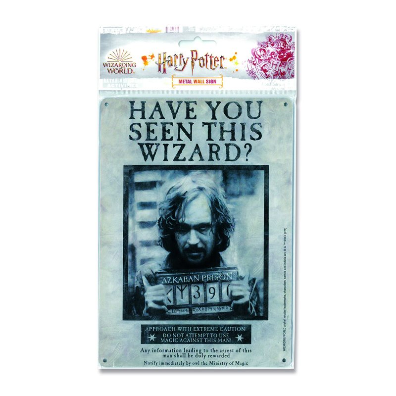 Image secondaire de Logoshirt® Harry Potter - Sirius Black - Have You Seen This Wizard I Signe - Plaque en métal - Rétro I DIN A5 I Design original