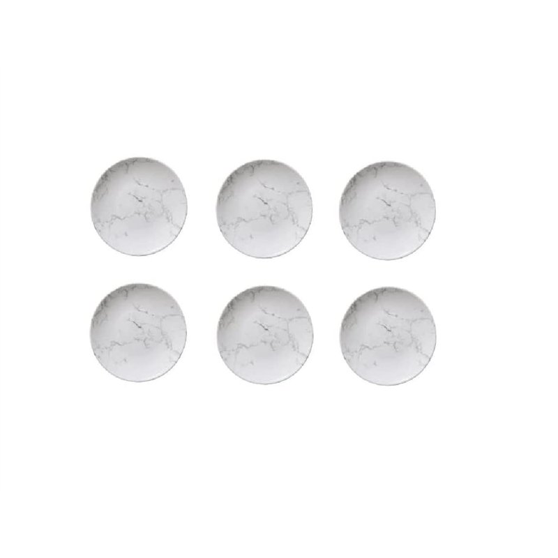 Plateau de pot en plastique blanc de 19 cm
