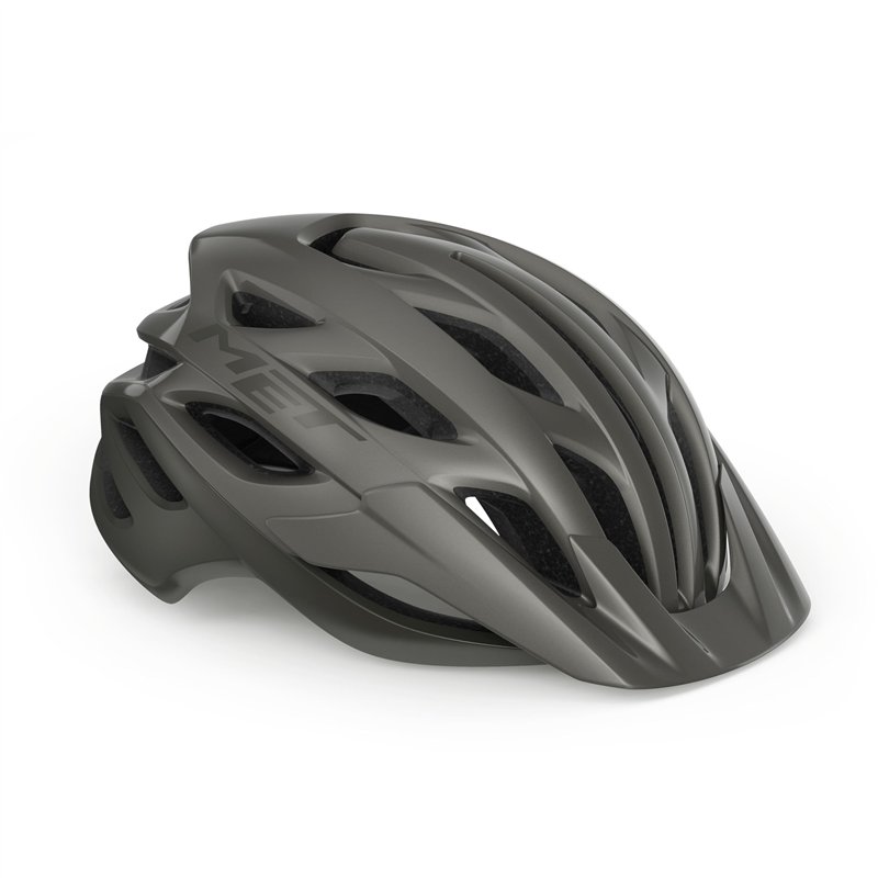 MET Casque Veleno Titane Métal Mat Sport, Multicolore, S
