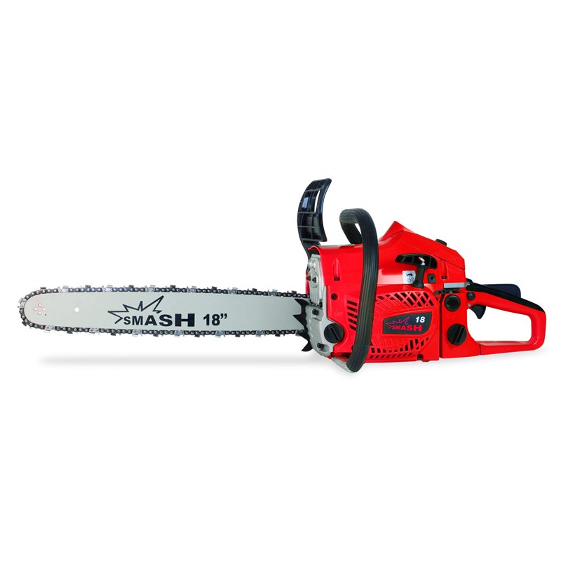 SMASH 18-V17 Tronçonneuse à essence, cylindrée 45 cc, puissance 2,3 CV, lame 45 cm