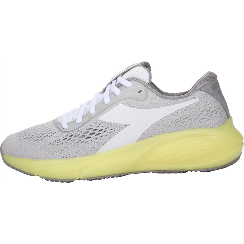 Diadora Chaussures de course Freccia W pour femme Argenté/blanc, noir/argenté, 39 EU