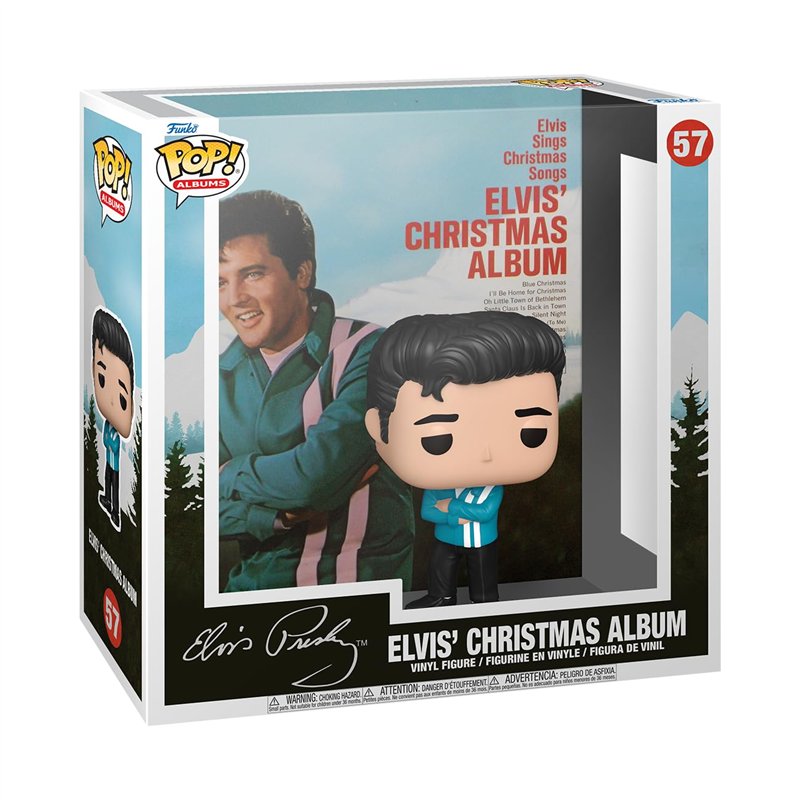 Funko Pop! Albums: Elvis Presley - Elvis Presley Xmas Album - Music - Figurine en Vinyle à Collectionner - Idée de Cadeau - Prod