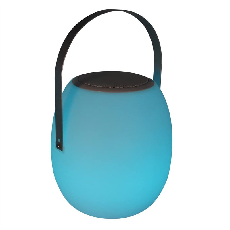 Image secondaire de Lampe LED Portable/Enceinte BT 10W Batterie 2000mah Rechargeable IP44, intensité Lumineuse reglable télécommande Inclus